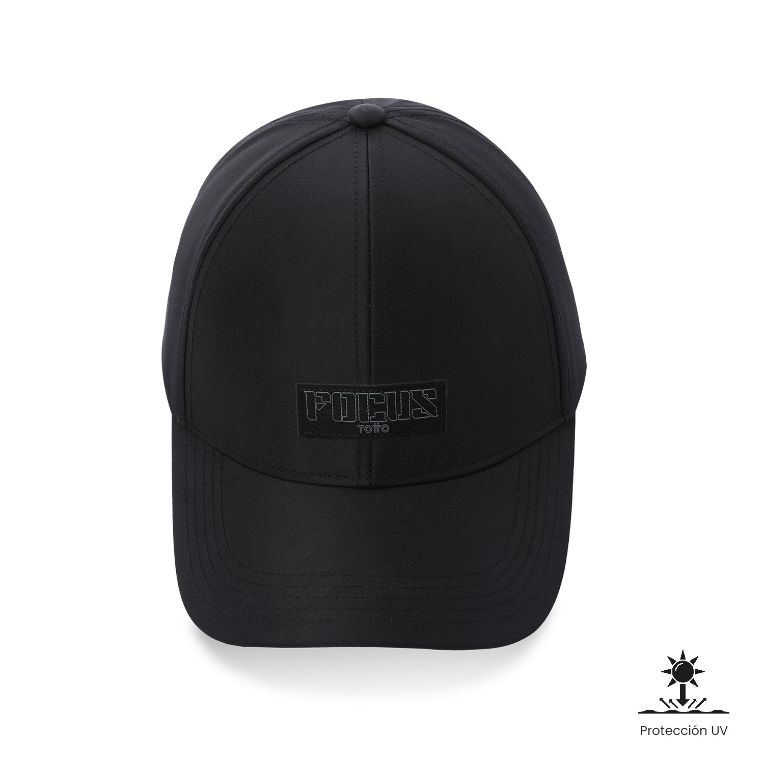 Gorra de moda beisbolera negra