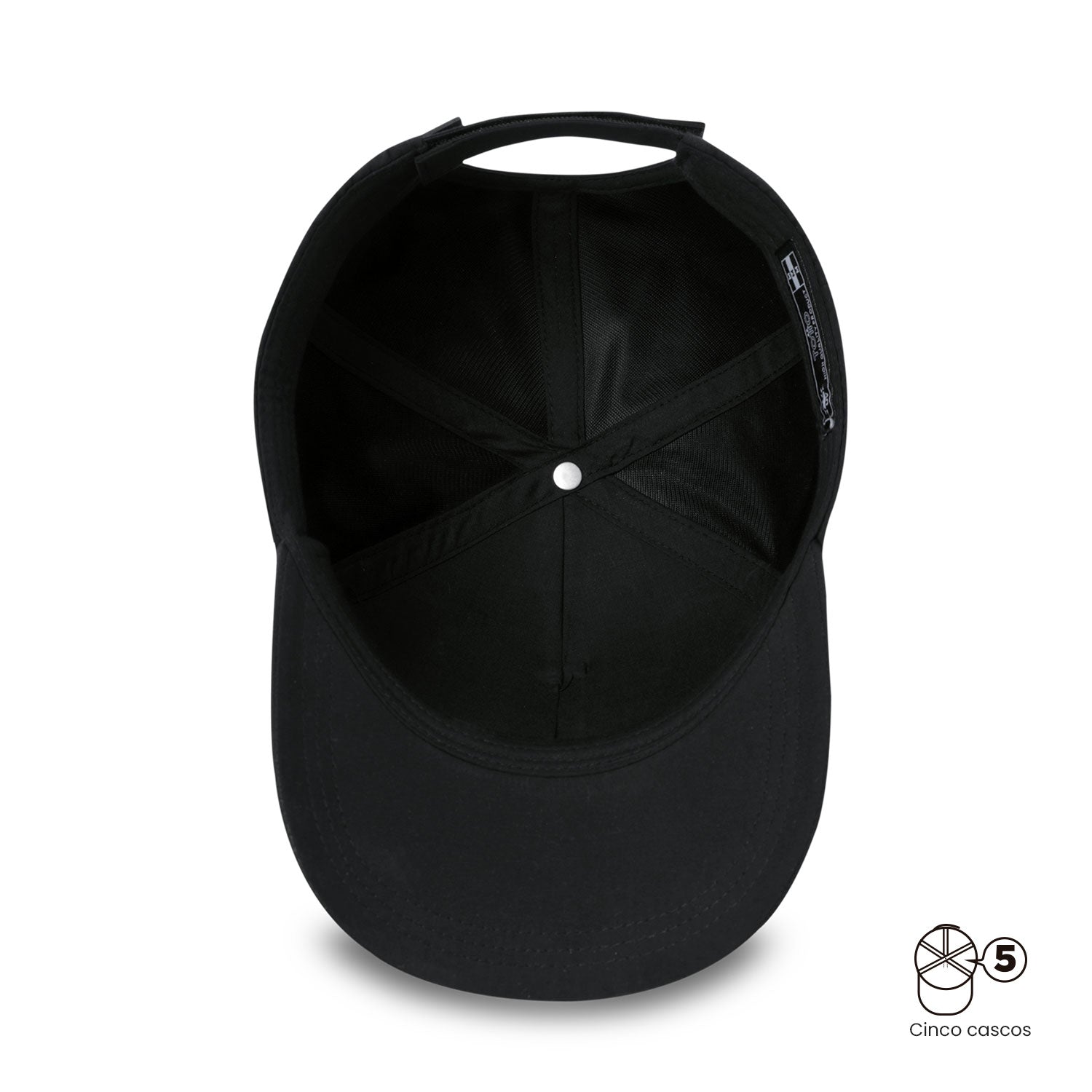 Gorra Beisbolera Tolon color Negro