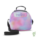 Lonchera Térmica para Mujer Borrador Glitter Mediano Rosada