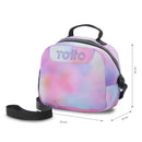 Lonchera Térmica para Mujer Borrador Glitter Mediano Rosada