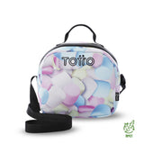 Lonchera para mujer Borrador Glitter azul