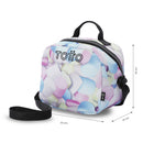 Lonchera Térmica para Mujer Borrador Glitter Mediano Azul