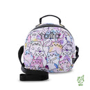 Lonchera Térmica para Mujer Borrador Glitter Mediano Rosada