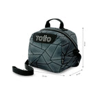 Lonchera Térmica para Hombre Borrador Mediano Gris