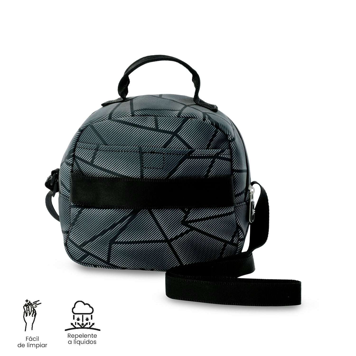 Lonchera Térmica para Hombre Borrador Mediano Gris