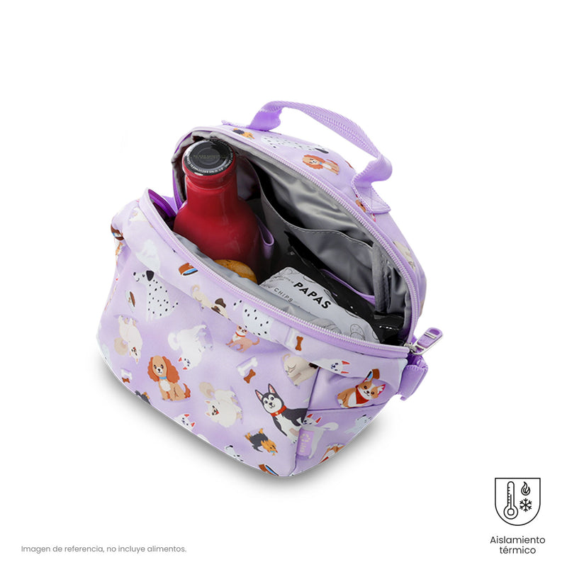 Lonchera Térmica para Mujer Borrador Mediano Rosada