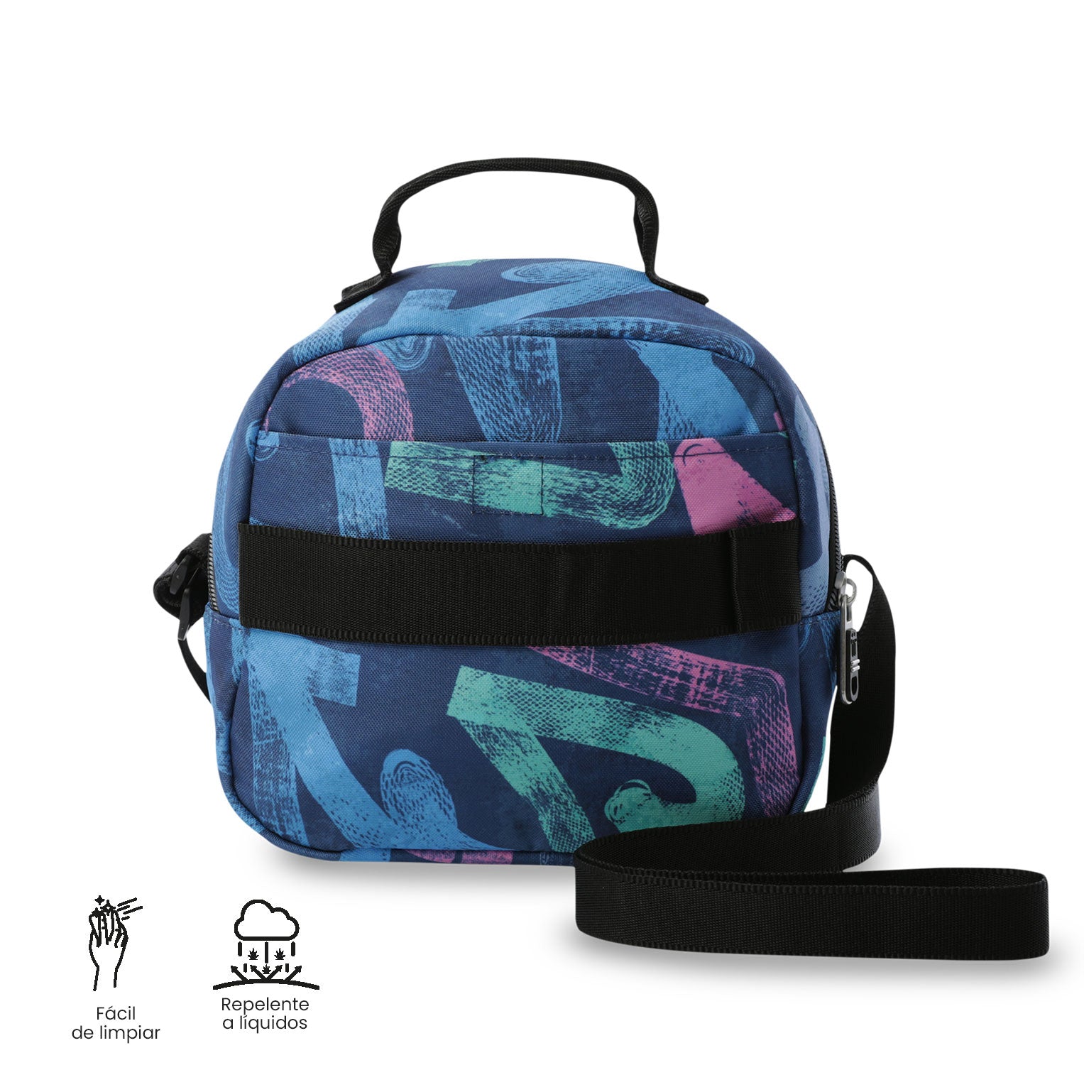 Lonchera Térmica para Mujer Borrador Mediano Azul