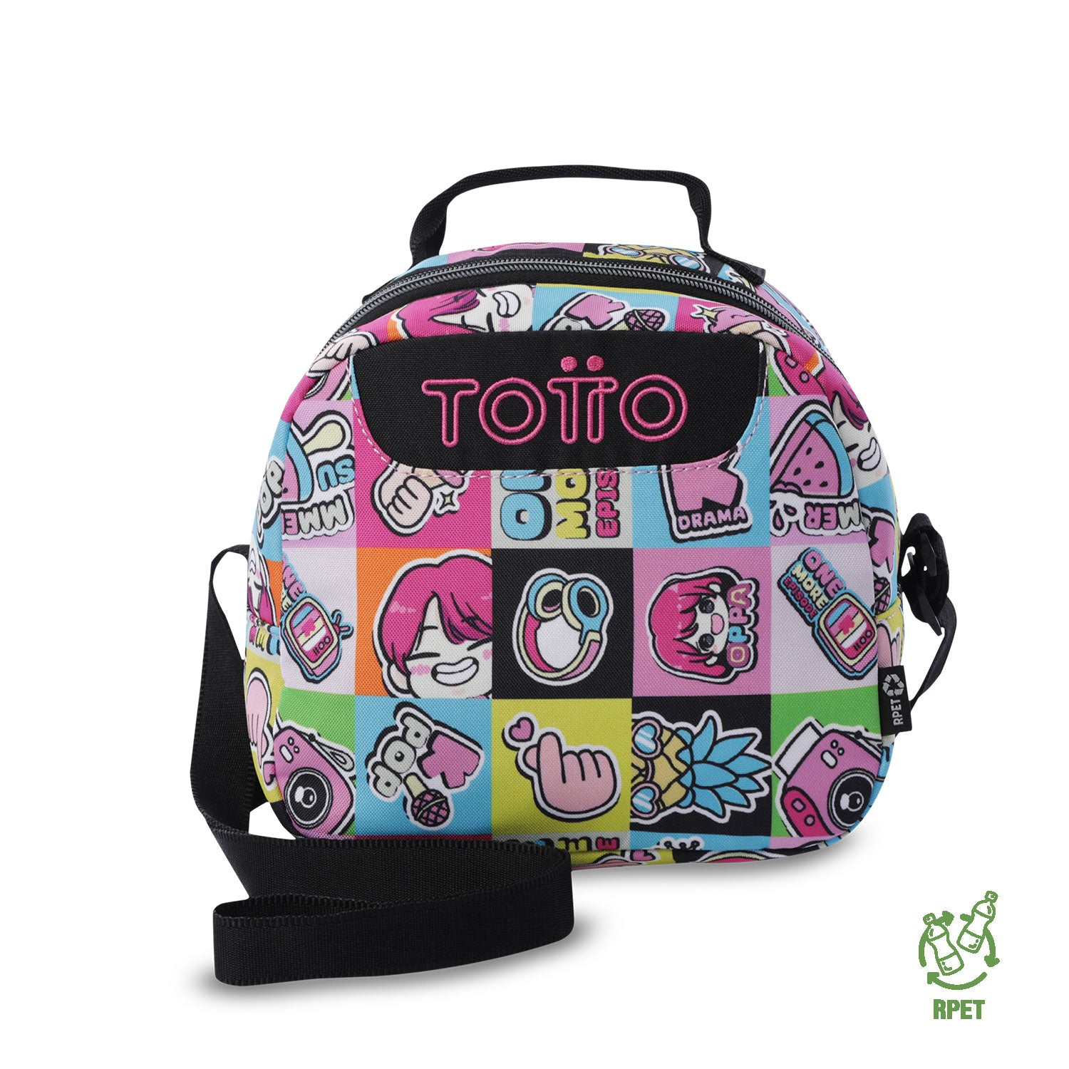 Lonchera Térmica para Mujer Borrador Mediano Rosada