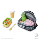 Lonchera Térmica para Hombre Borrador Mediano Negra