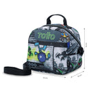 Lonchera Térmica para Hombre Borrador Mediano Negra