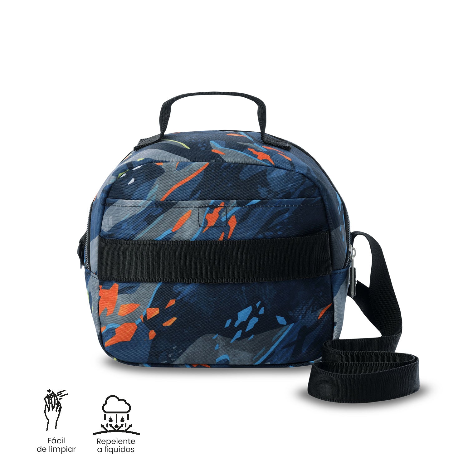 Lonchera Térmica para Hombre Borrador Mediano Azul