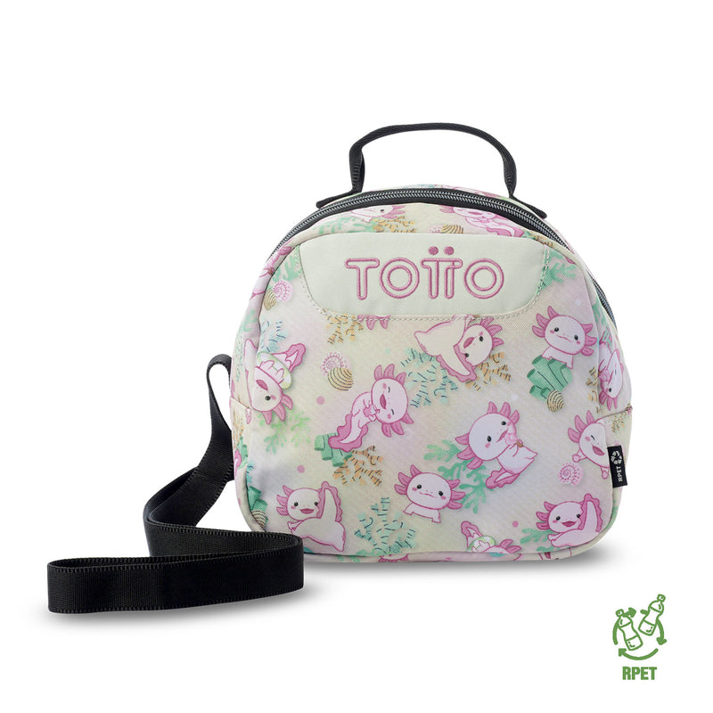 Lonchera Térmica para Mujer Borrador Mediano Blanca