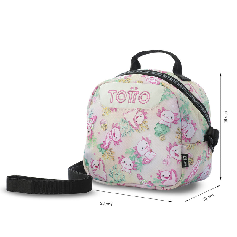 Lonchera Térmica para Mujer Borrador Mediano Blanca