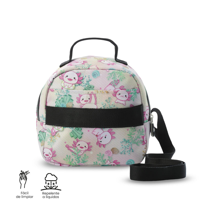 Lonchera Térmica para Mujer Borrador Mediano Blanca