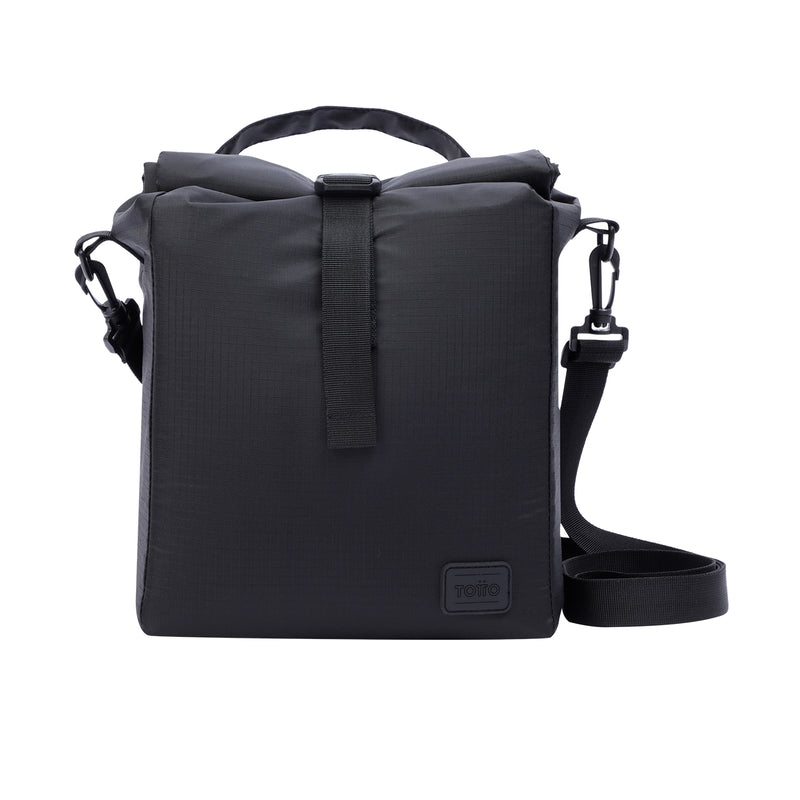 Lonchera Plegable Unicolor Venty Negro