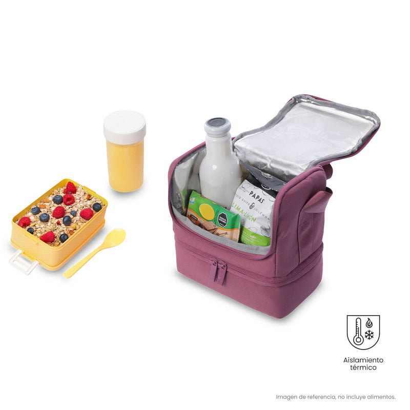 Lonchera Térmica Quipi Color Rosada