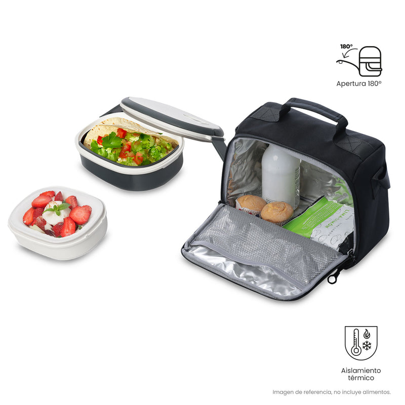Lonchera Ejecutiva Lors Térmica Negra