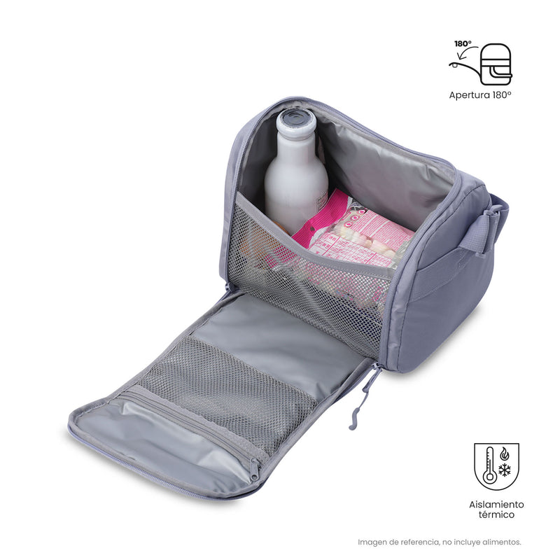 Lonchera Térmica Grafito Color Morada