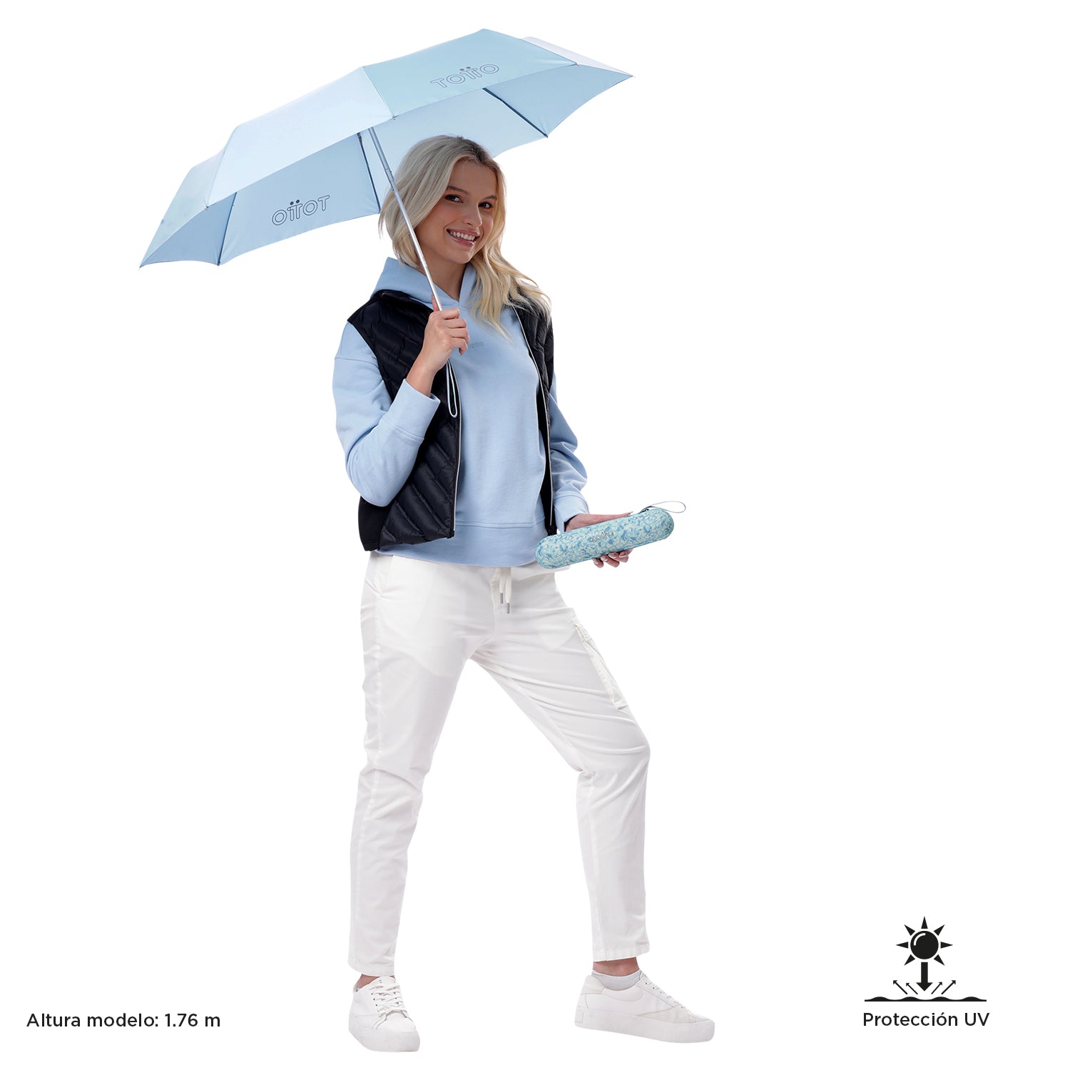 Sombrilla Mediana Sombri Azul