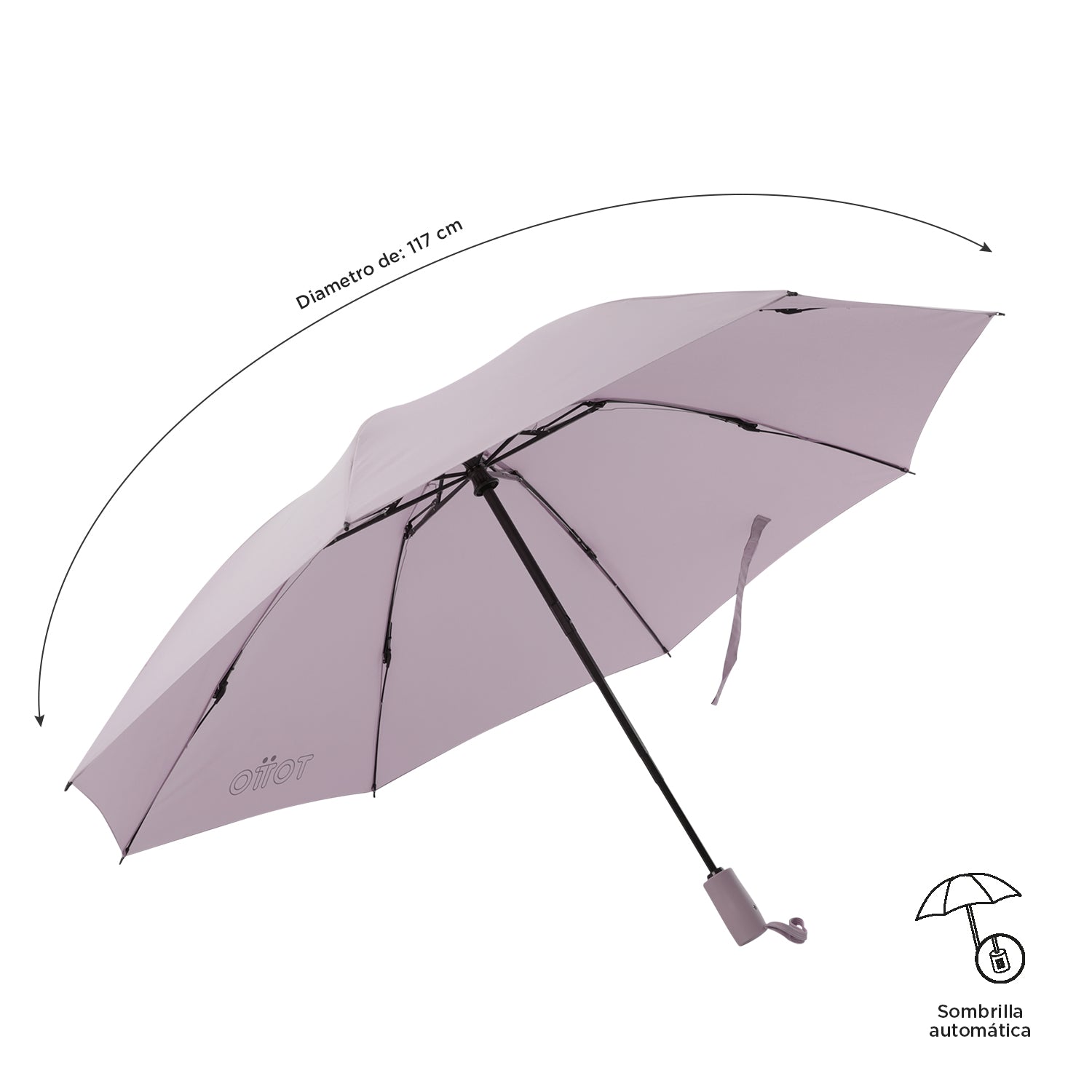 Sombrilla Mediana Nakura Rosado