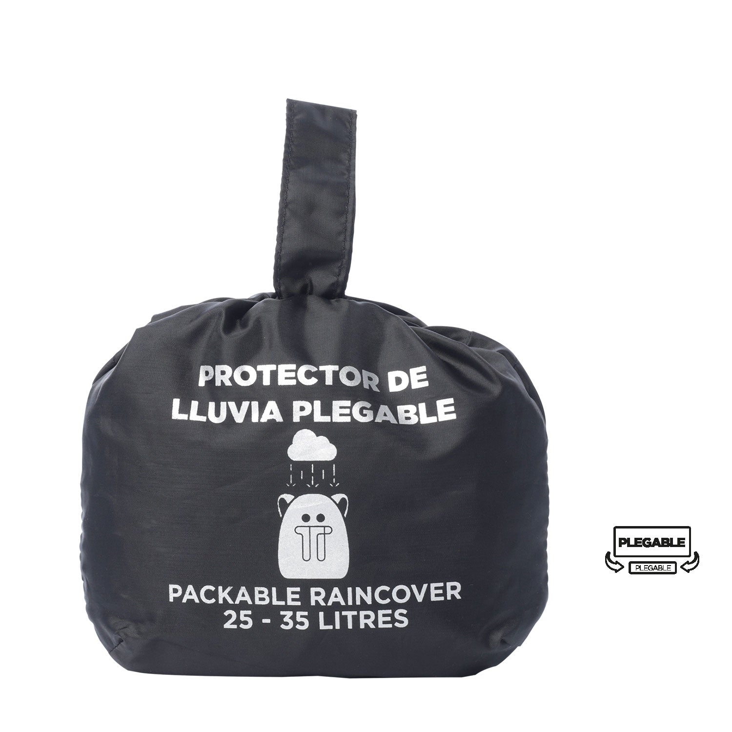 Forro Impermeable Rain Cover 2.0 Plegable para Mochila Negro