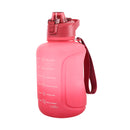 Botellón plástico motivacion grande rosado