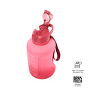 Botellón plástico motivacion grande rosado