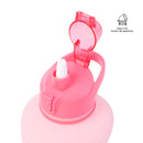 Botellón plástico motivacion grande rosado