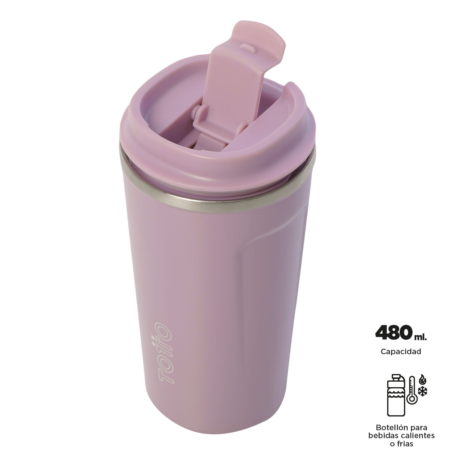 Vaso Térmico Mugell 480 ml Rosado