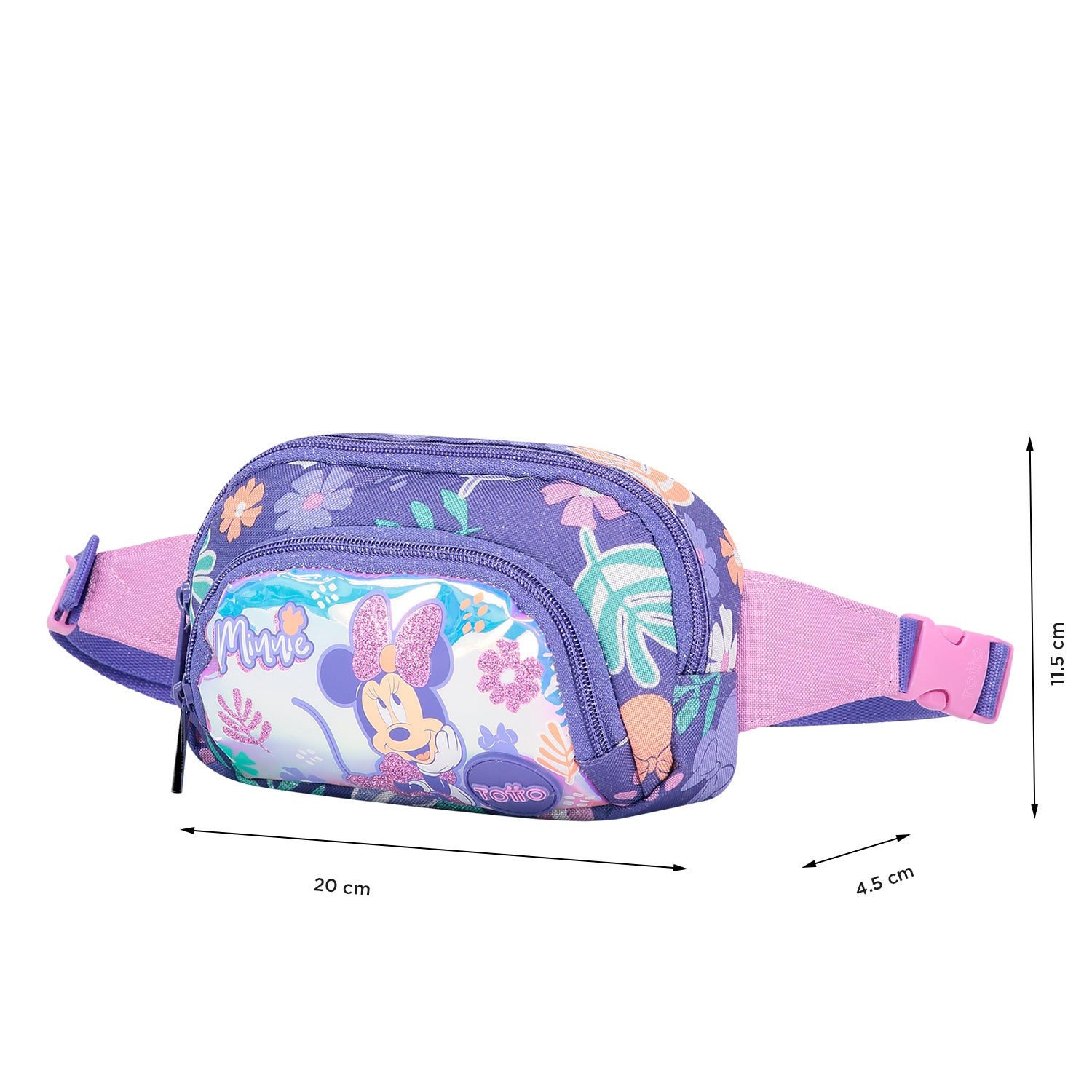 Canguro Minnie Para Niña Color: Morado