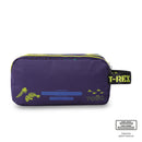 Cartuchera Escolar Grande para Niño 2 Cuerpos Dino Rock Azul