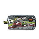 Cartuchera Escolar Grande para Niño 2 Cuerpos Grand Prix Gris