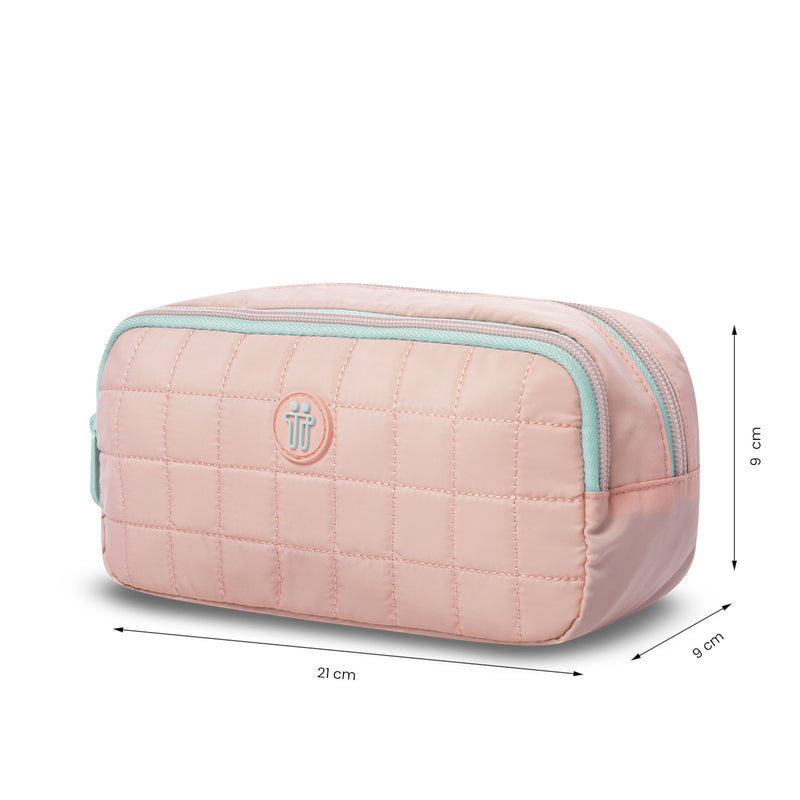 Cartuchera Escolar Mediana para Niña Quilty Orange Naranja