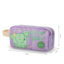 Cartuchera Escolar Grande para Niña 2 Cuerpos Kacty Morada