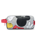 Cartuchera Escolar Grande para Niño 2 Cuerpos Mickey Classic Gris