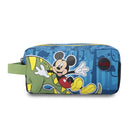 Cartuchera Escolar Grande para Niño 2 Cuerpos Mickey Azul