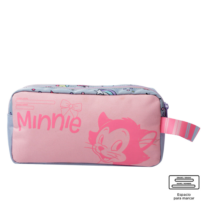 Cartuchera para Niña Minnie Gris