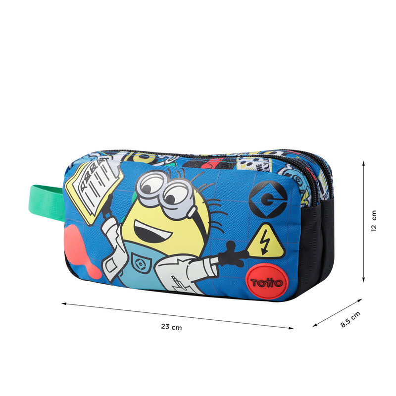 Cartuchera para Niño Minions Chemical Azul