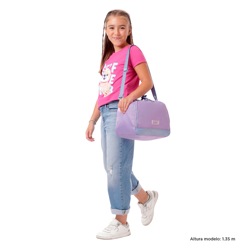 Lonchera Térmica para Niña Cluw Grande Morada