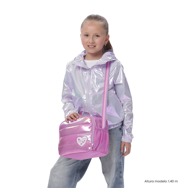 Lonchera Térmica para Niña Glowy Grande Morada