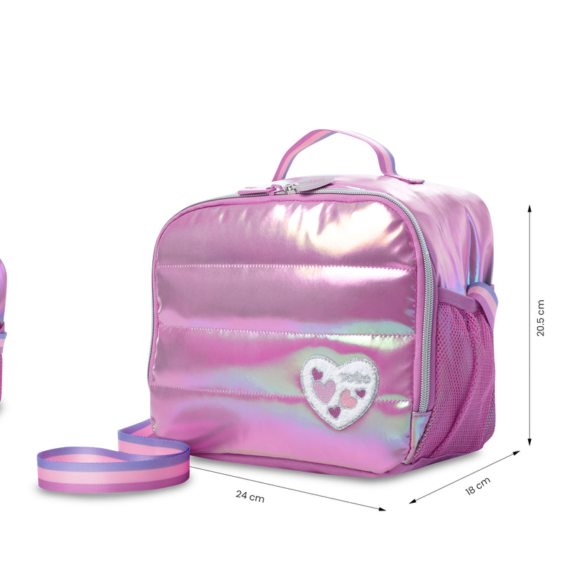 Lonchera Térmica para Niña Glowy Grande Morada