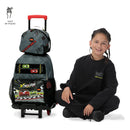 Lonchera Térmica para Niño Grand Prix Mediano Gris