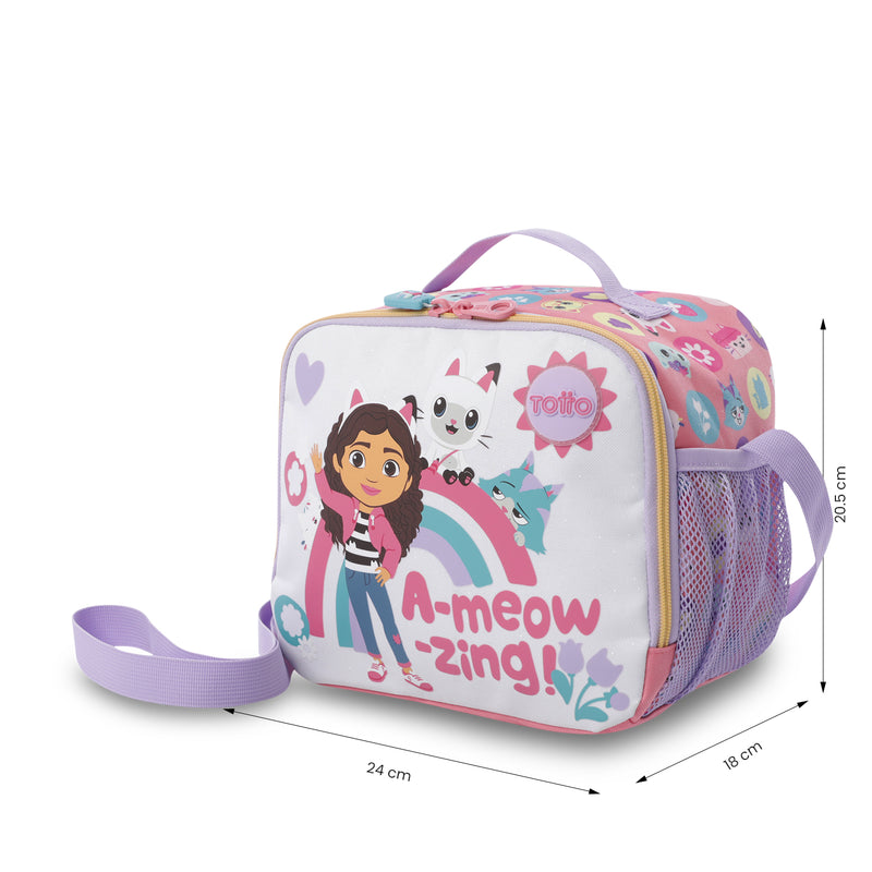 Lonchera Térmica para Niña Hey Gabby Grande Rosada