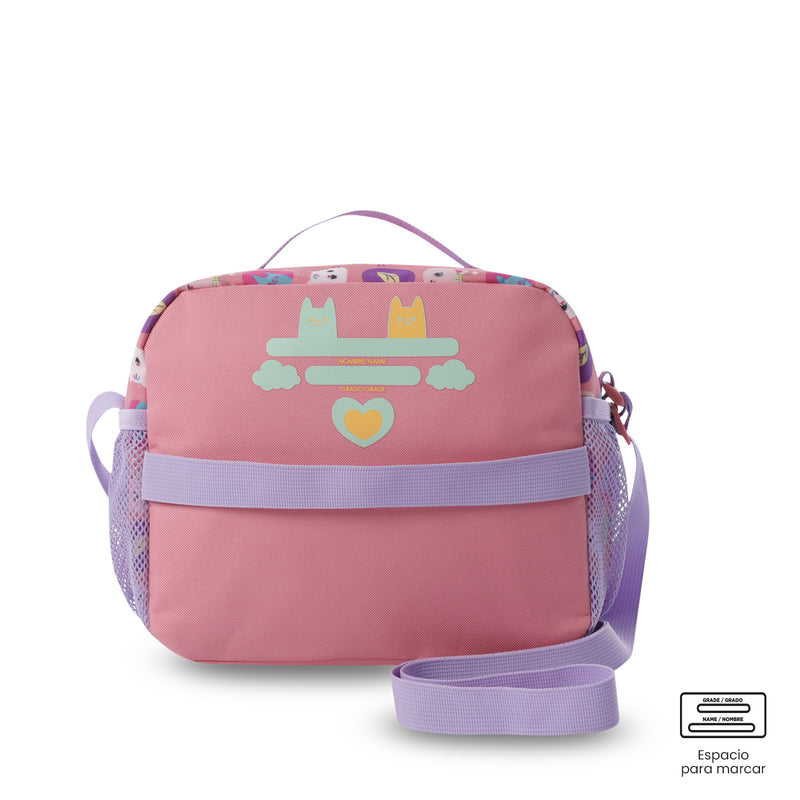 Lonchera Térmica para Niña Hey Gabby Grande Rosada