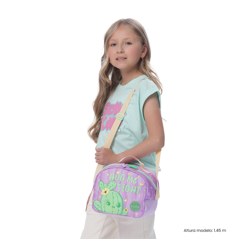 Lonchera Térmica para Niña Kacty Mediano Morada