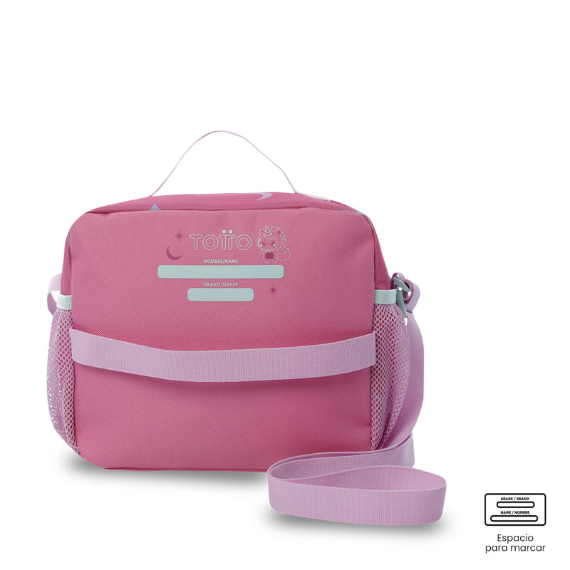 Lonchera Térmica para Niña Magic Spark Grande Rosada