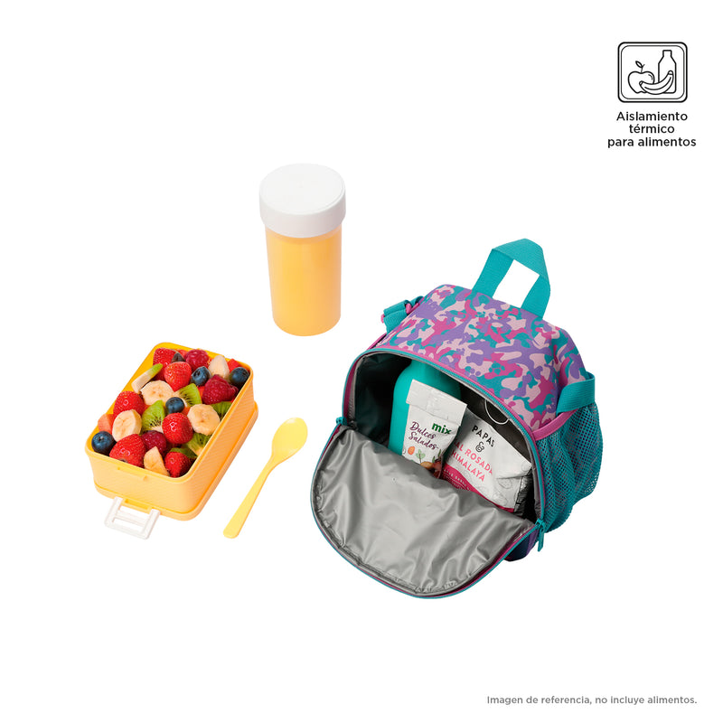 Lonchera Térmica para Niña Paw Patrol Mediana Morada