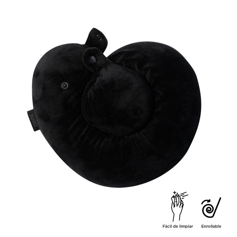 Almohada de viaje Memory Foam Jet Pillow Negra
