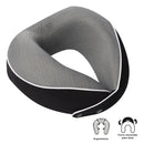 Almohada de viaje Memory Foam Plane Negra