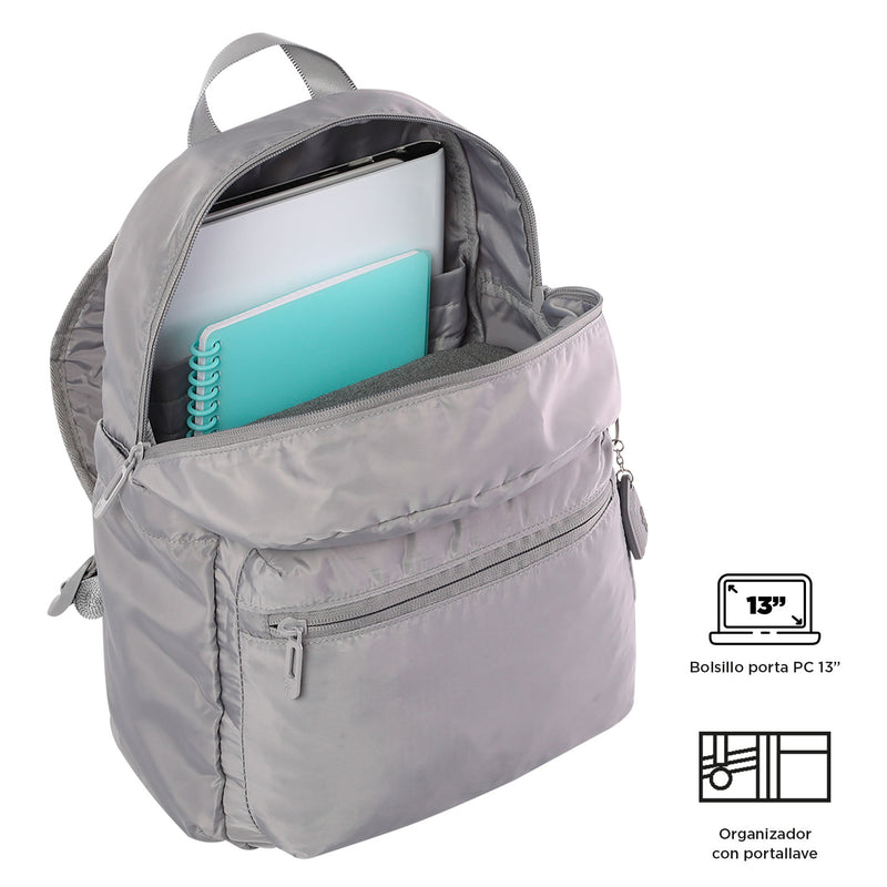 Mochila Plegable Xingu M - Color: Gris